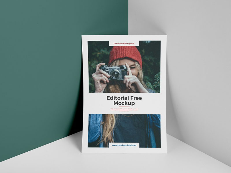 Editorial PSD Mockup