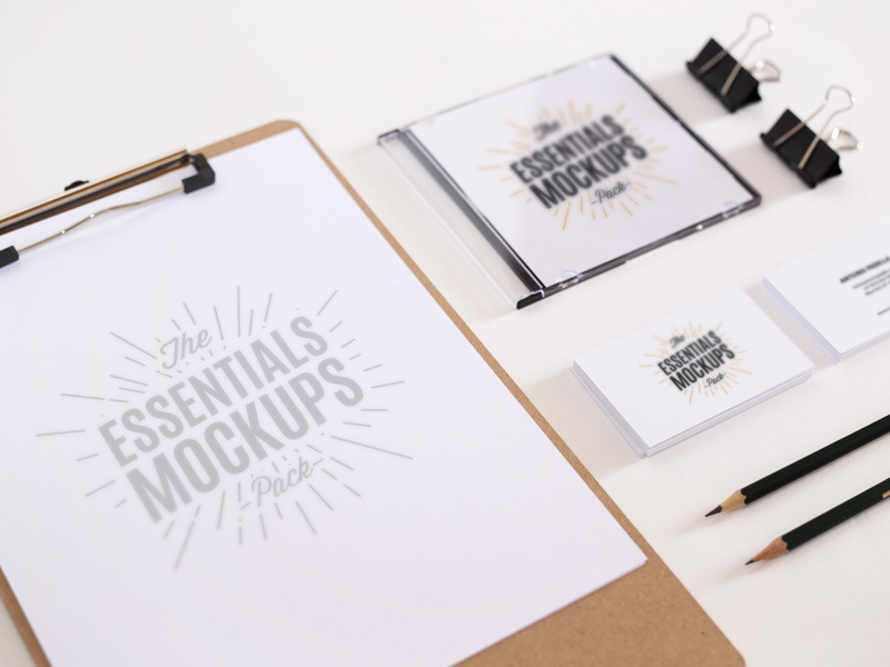 Essential Branding PSD Mockup