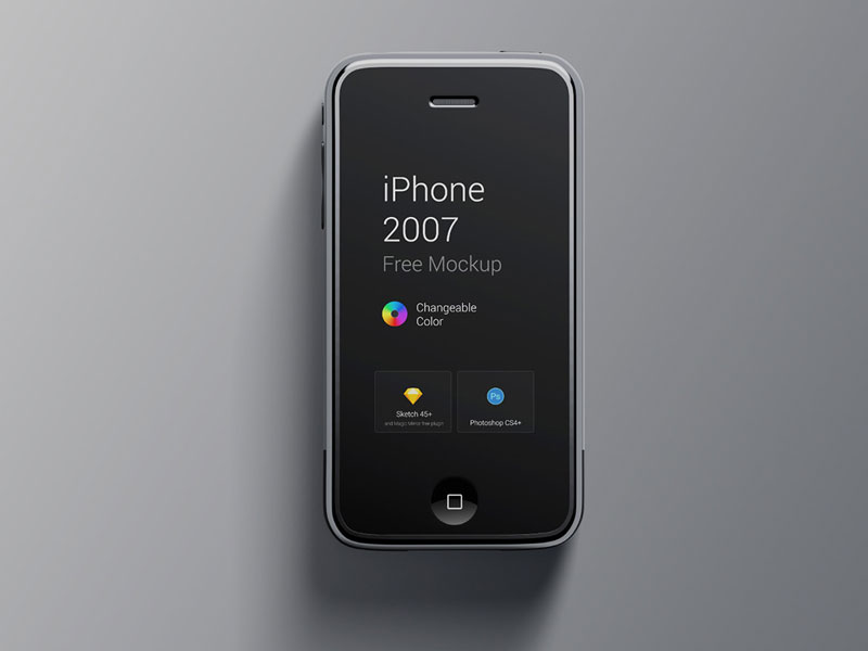 First Generation iPhone PSD Mockup