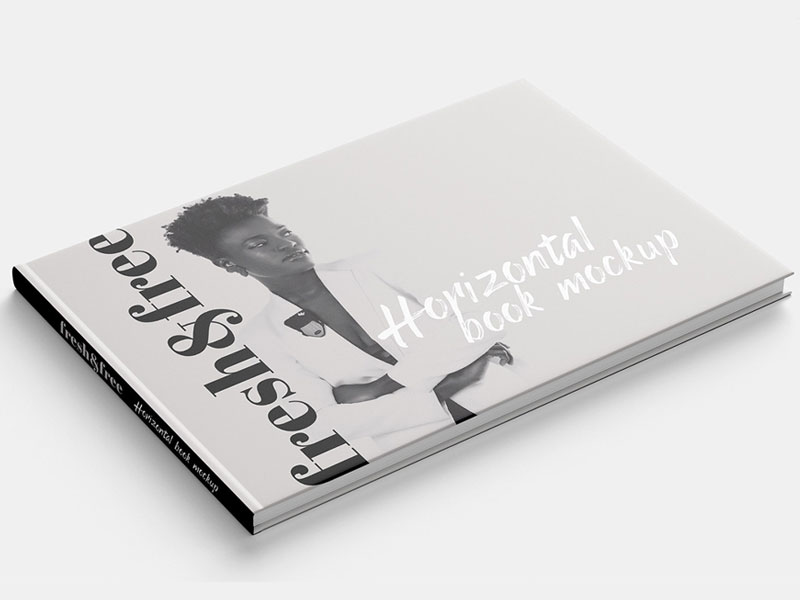 landscape book mockup