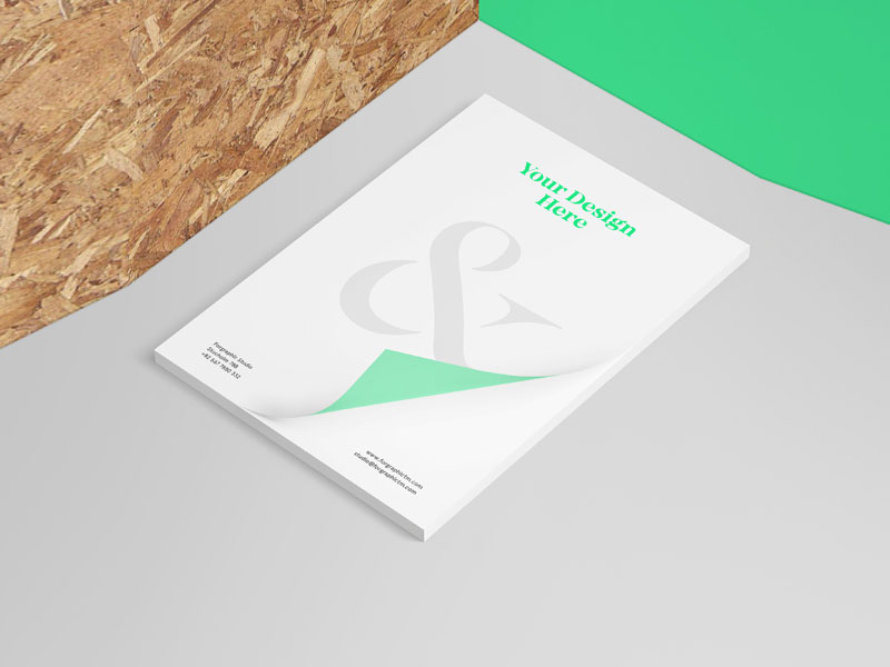 letterhead psd mockup