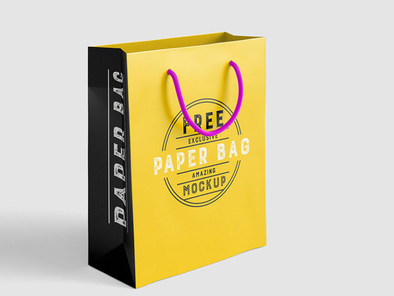 Download Paper Bag PSD Mockup | MockupsQ