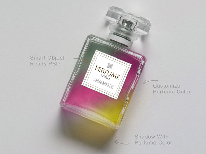 Perfume Bottle PSD Mockup