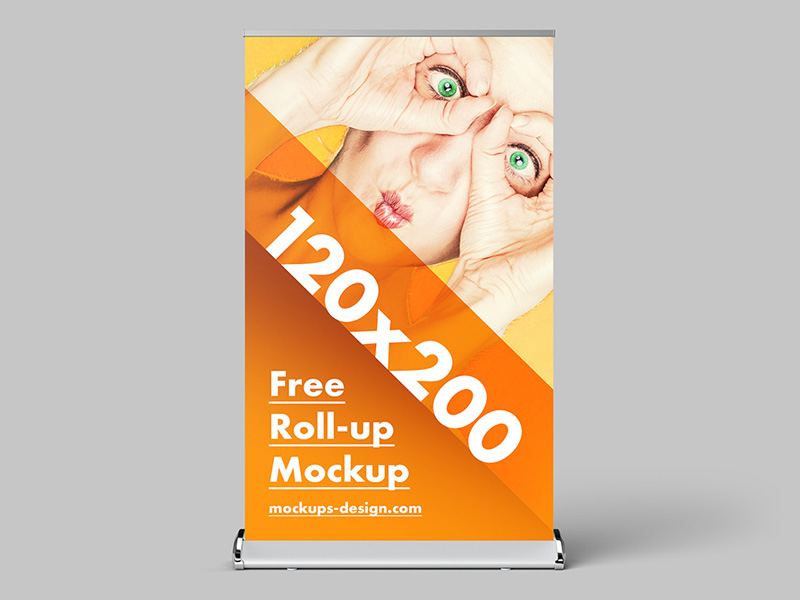 Download Roll-Up PSD Mockup | MockupsQ
