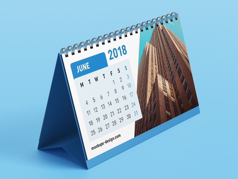 Calendar PSD Mockup