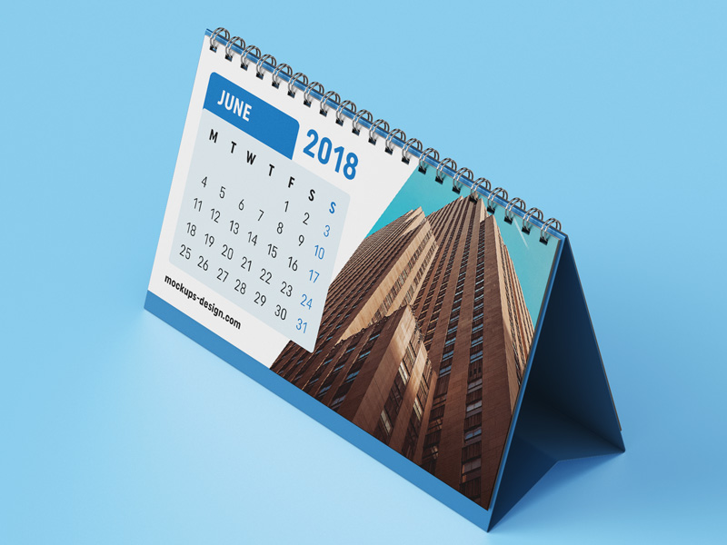 Calendar PSD Mockup