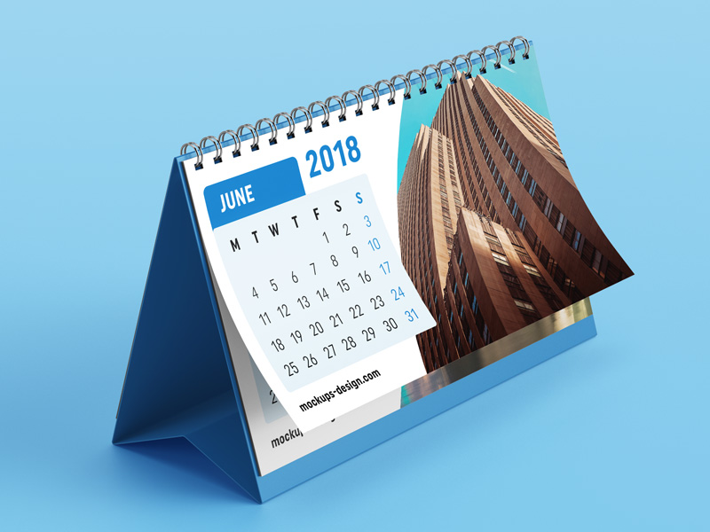 Calendar PSD Mockup