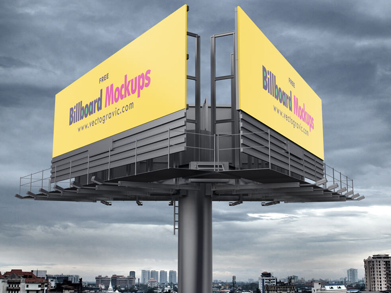 Billboard Set PSD Mockup