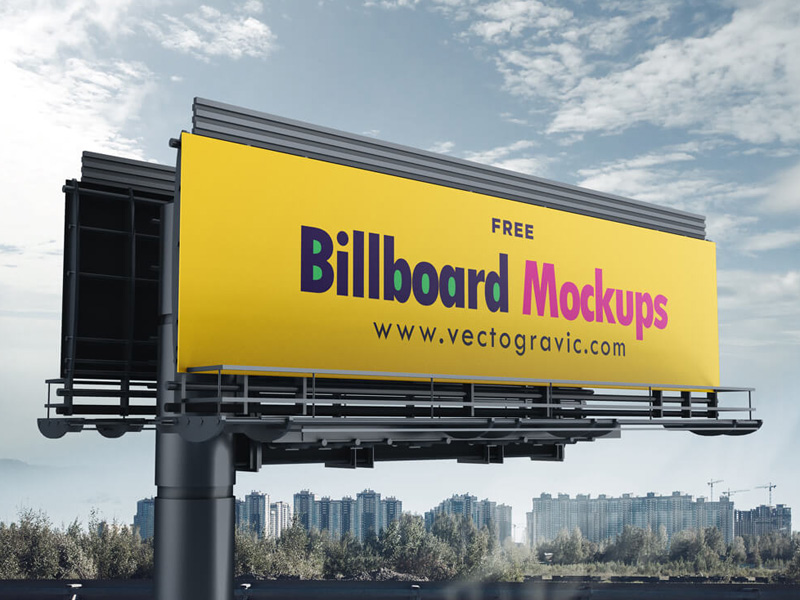 Billboard Set PSD Mockup