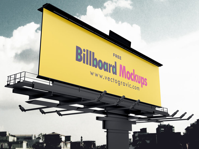 Billboard Set PSD Mockup