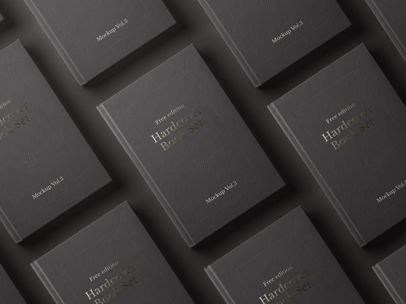 Book Hardcover PSD Mockup