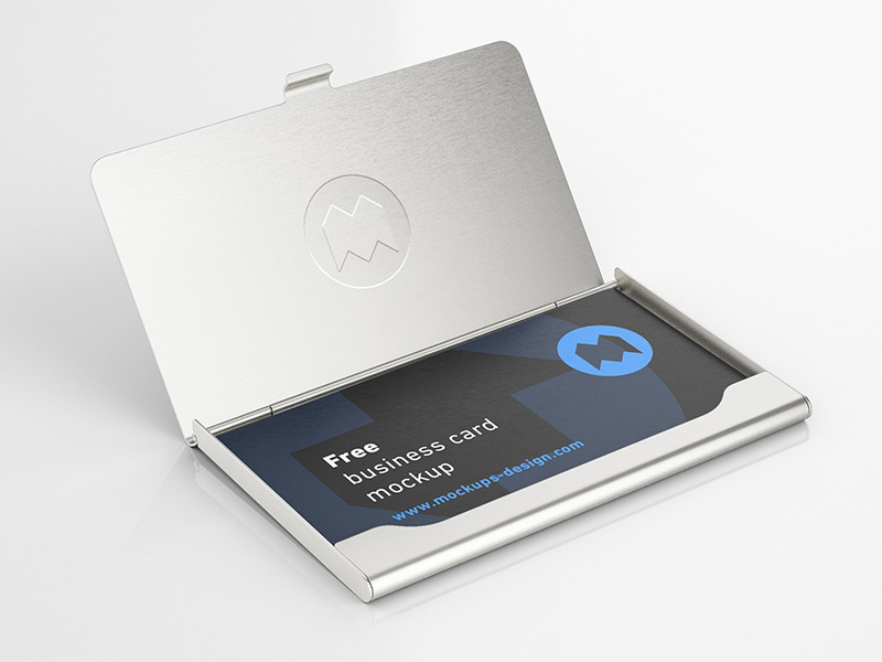 Business Cards Holder PSD Mockup