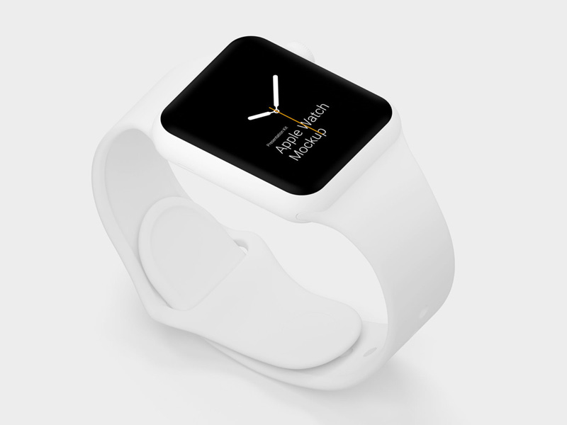 Apple Watch PSD Mockups in Different Materials