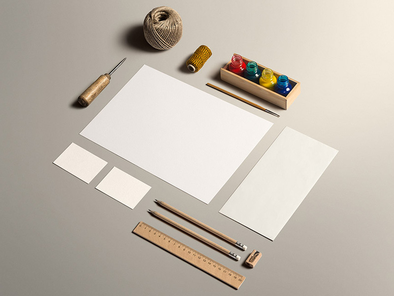 Artistic Stationary/Branding Psd Mockup