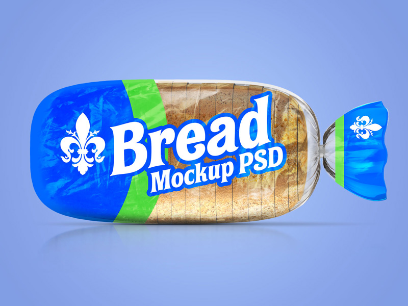 Bread Packaging PSD Mockup