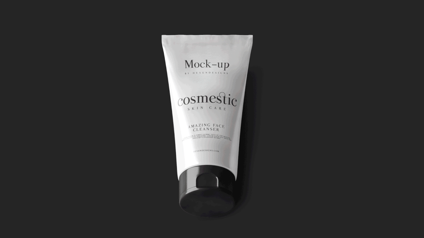 Download Cosmetic Tube PSD Mockup | MockupsQ