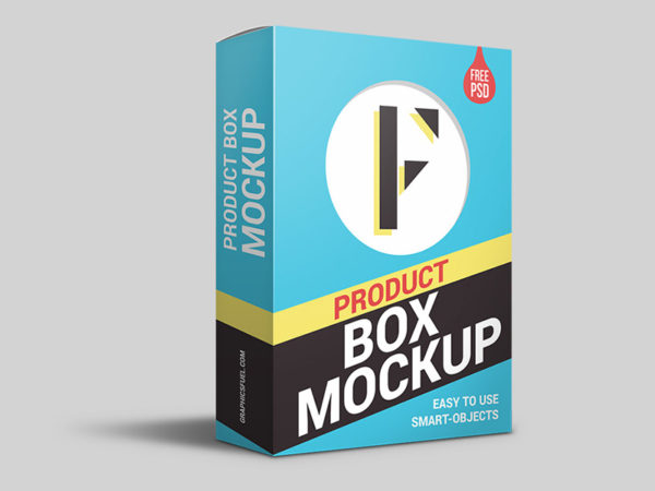Product Packaging Box Psd Mockup