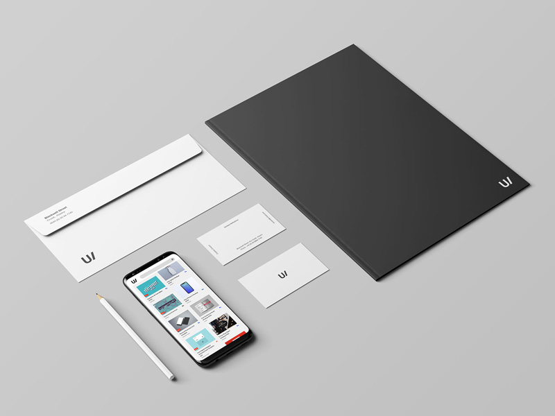 Stationery & Corporate Identity PSD Mockup