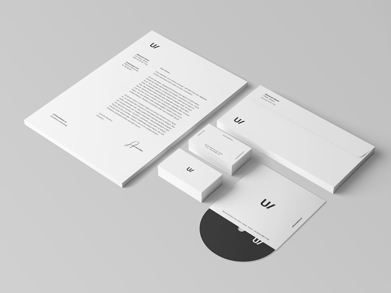 Stationery & Corporate Identity PSD Mockup