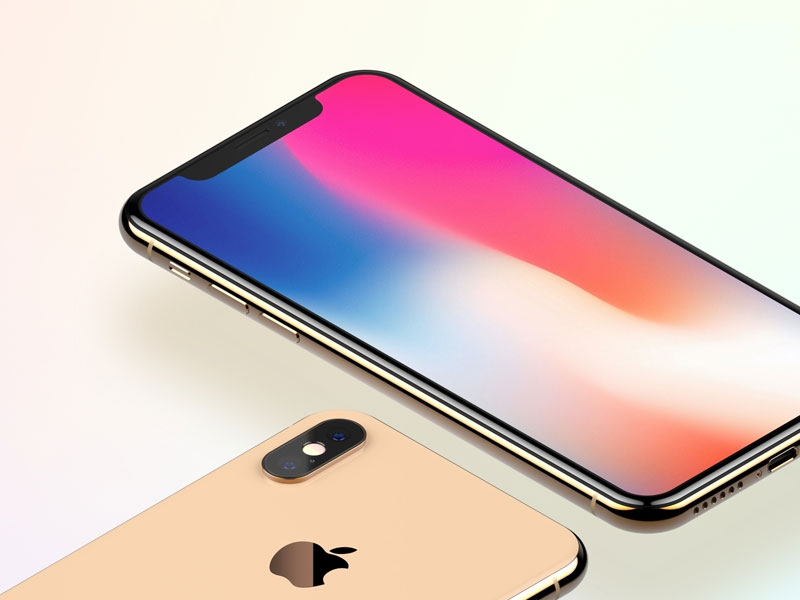 iPhone XS PSD Mockup