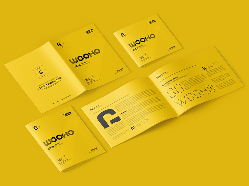 Magazine / Brochure PSD Mockup