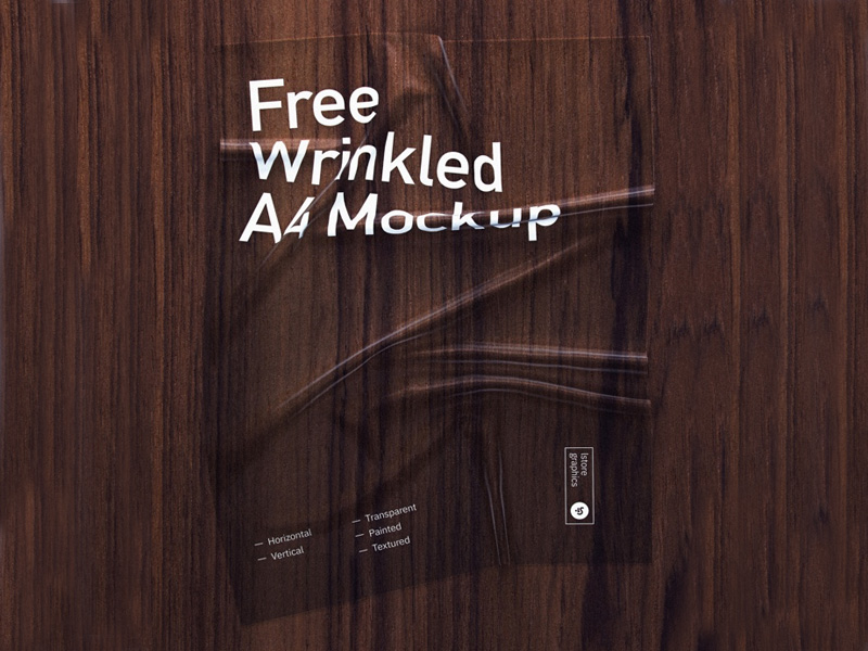 Download Wrinkle A4 Fabric PSD Mockup | MockupsQ