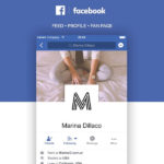 Facebook Mobile PSD Mockup