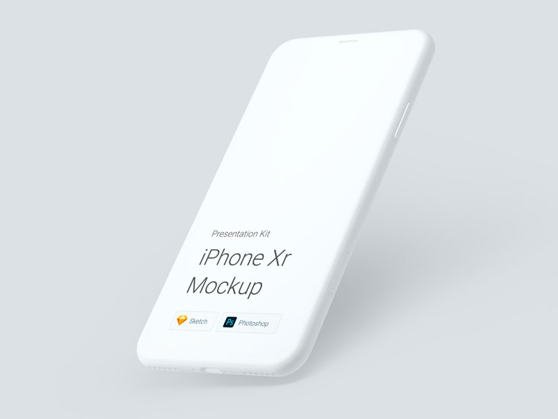 iPhone Xr PSD Mockup Set