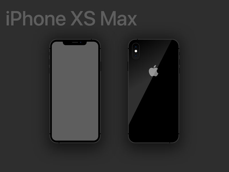 iPhone Xs, Xs Max, Xr XD Mockup