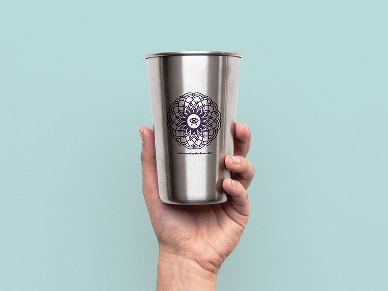 Metal Shaker PSD Mockup