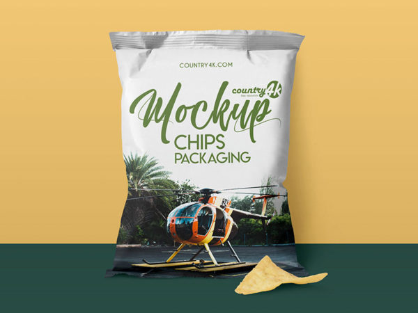 Chips Packaging PSD Mockup