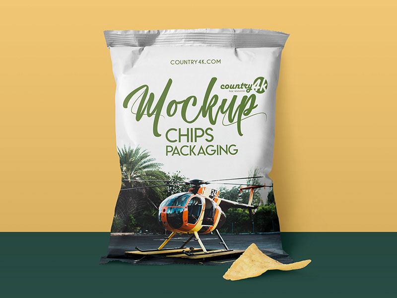 Download Chips Packaging PSD Mockup | MockupsQ