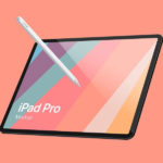 Apple iPad Pro with Pencil PSD Mockup