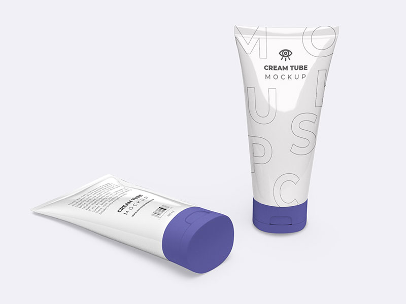 Download Cosmetic Tube Packaging PSD Mockup | MockupsQ