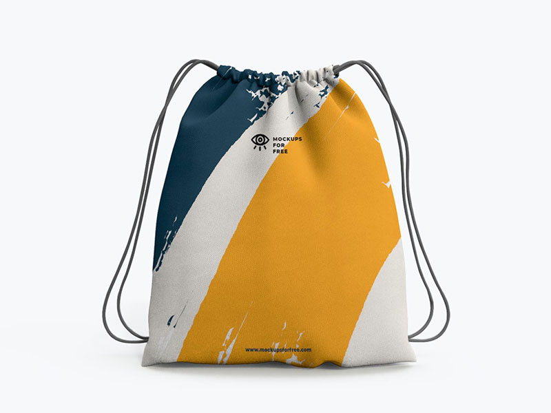 Download Drawstring Bag PSD Mockup | MockupsQ