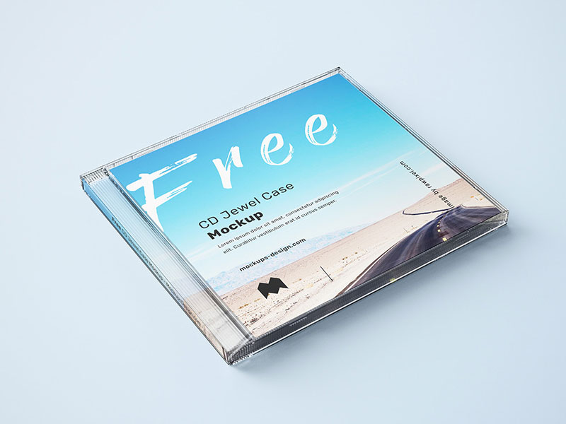 CD Jewel Case PSD Mockup