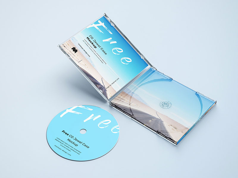 CD Jewel Case PSD Mockup