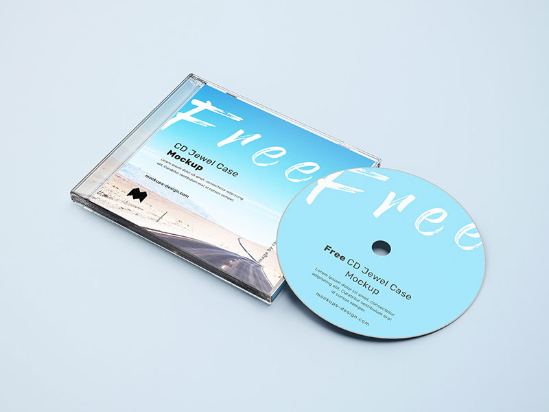 CD Jewel Case PSD Mockup