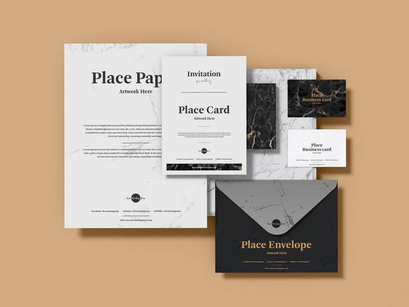 Corporate Brand Stationery PSD Mockup