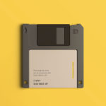 Floppy Disk PSD Mockup