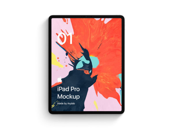 iPad Pro 2018 PSD Mockup