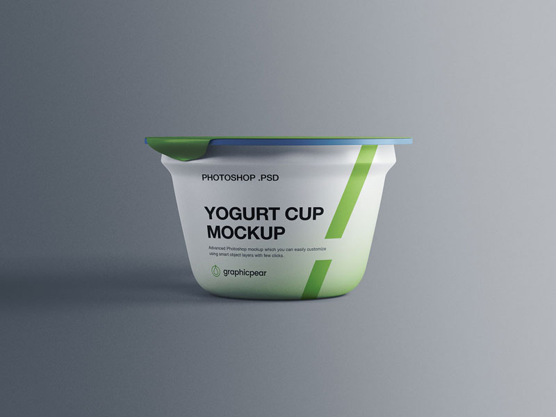 Download Yogurt Plastic Cup PSD Mockup | MockupsQ