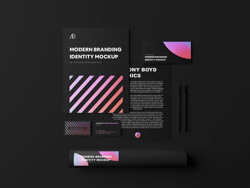 Modern Branding Identity PSD Mockup