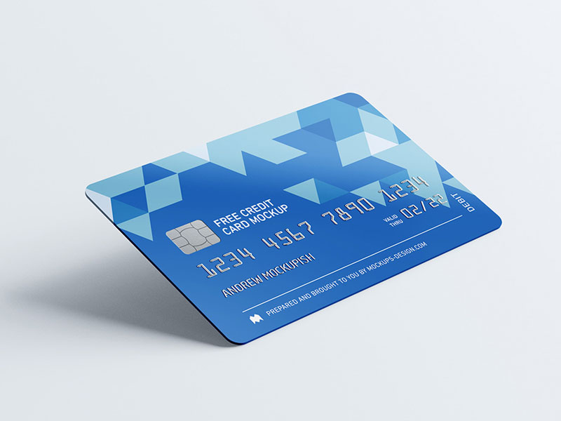 Download Realistic Credit Card PSD Mockup | MockupsQ