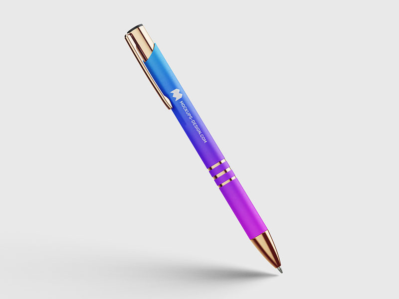 Download Realistic Pen PSD Mockup | MockupsQ