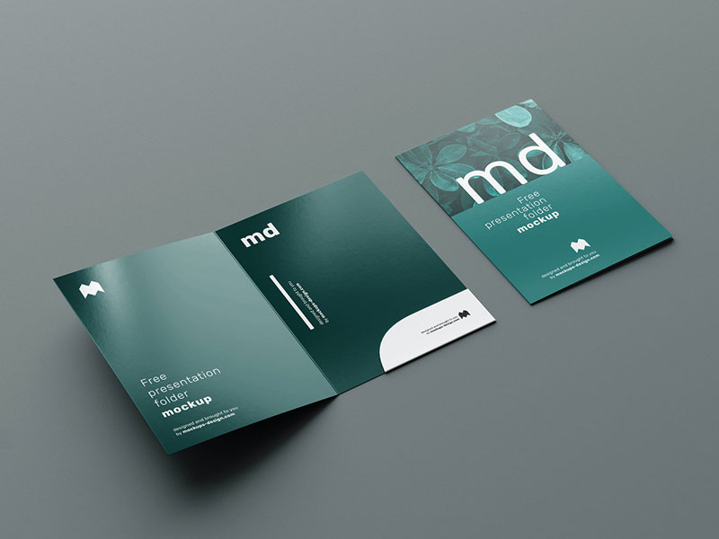 Presentation Folder PSD Mockup