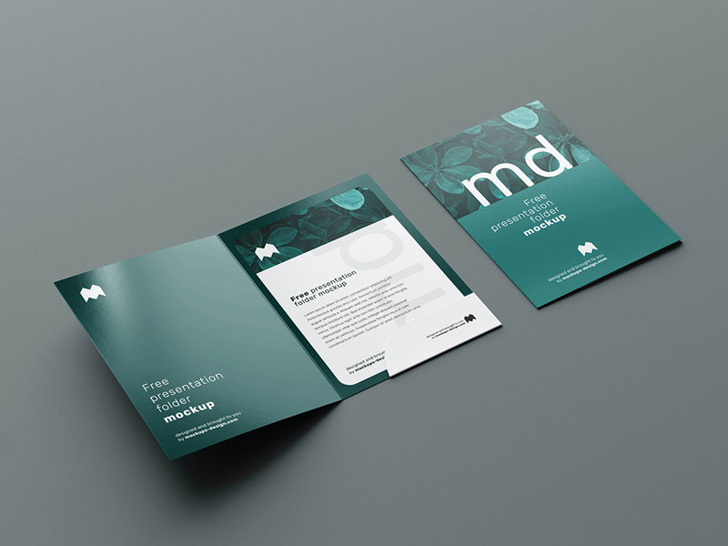 Presentation Folder PSD Mockup