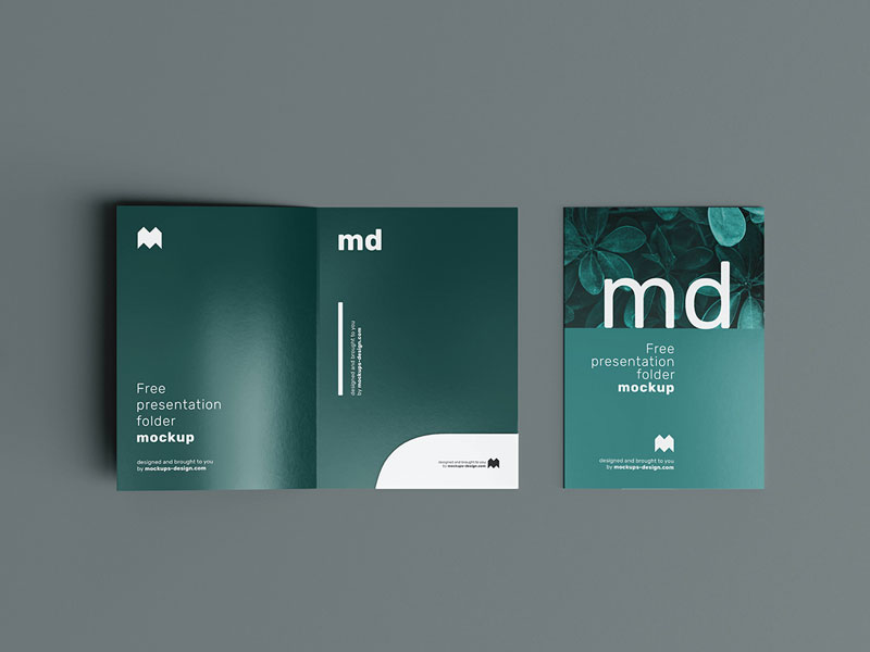 Presentation Folder PSD Mockup