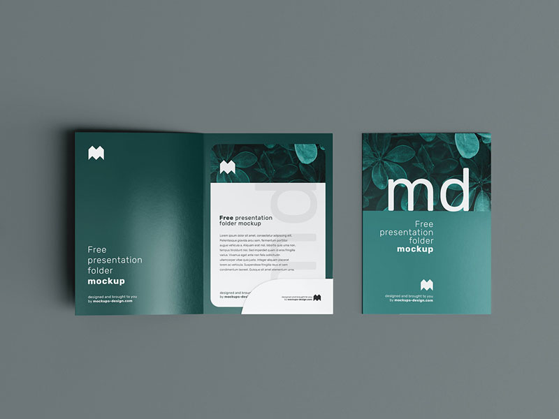 Presentation Folder PSD Mockup