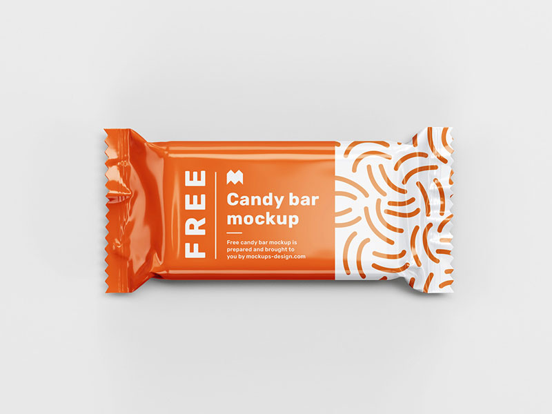 Candy Bar PSD Mockup